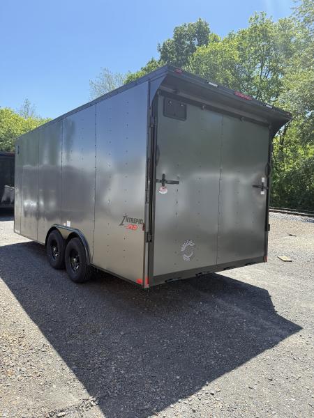 New 2026 Homesteader 8x18 V-Nose - 84" Interior - CHARCOAL - IH MODEL