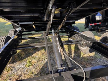 New 2026 Hawke Trailers FLPT-7K-7X14H4 Low Profile Dump Trailer 4 FOOT HIGH SIDES FREE TARP KIT
