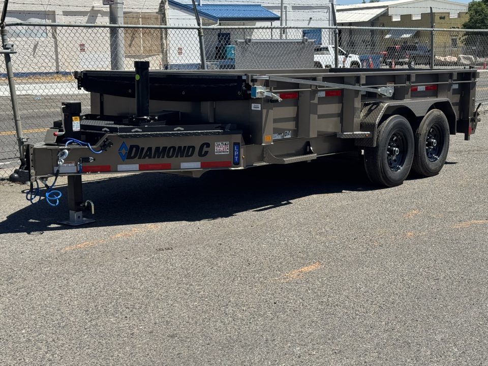 New 2026 Diamond C LPT 14' - 15.5K Telescopic Dump Trailer