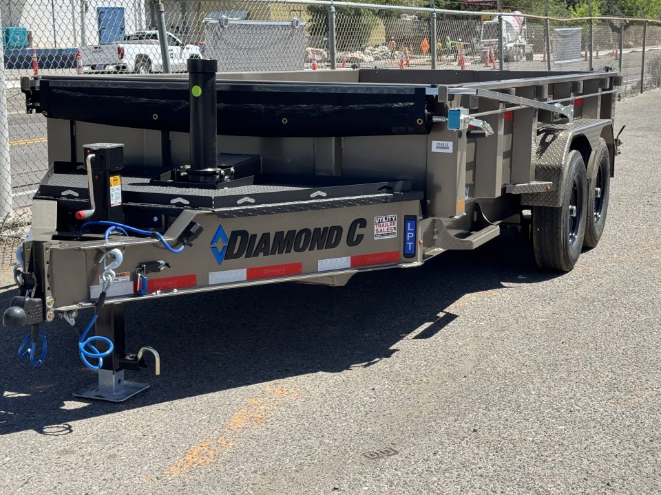 New 2026 Diamond C LPT 14' - 15.5K Telescopic Dump Trailer