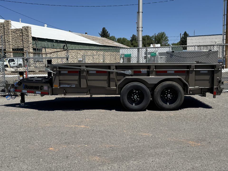 New 2026 Diamond C LPT 14' - 15.5K Telescopic Dump Trailer