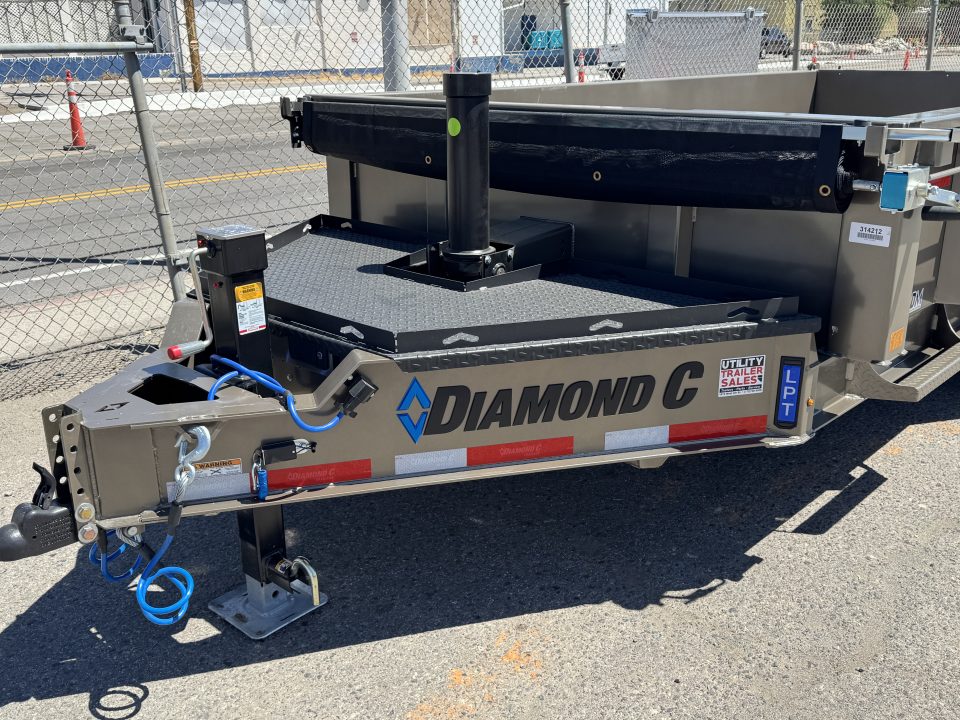 New 2026 Diamond C LPT 14' - 15.5K Telescopic Dump Trailer