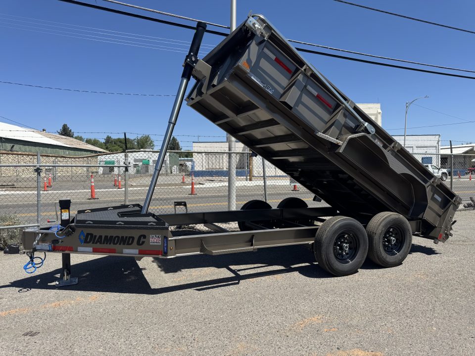 New 2026 Diamond C LPT 14' - 15.5K Telescopic Dump Trailer