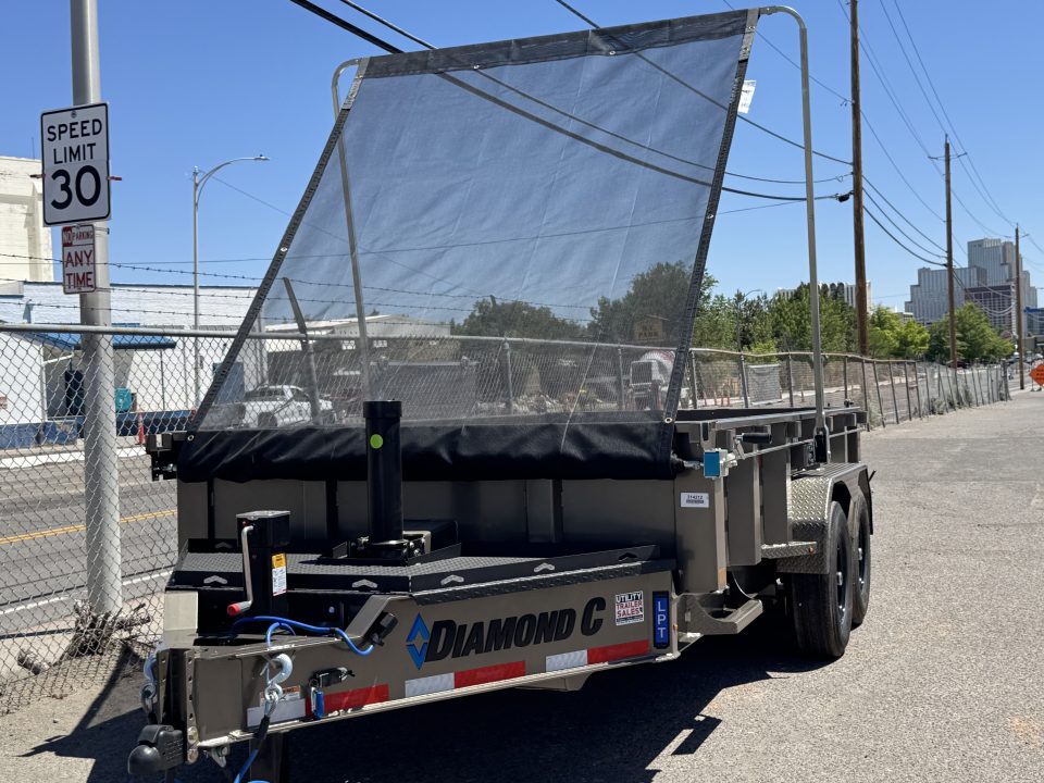 New 2026 Diamond C LPT 14' - 15.5K Telescopic Dump Trailer