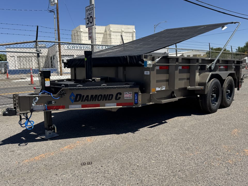 New 2026 Diamond C LPT 14' - 15.5K Telescopic Dump Trailer