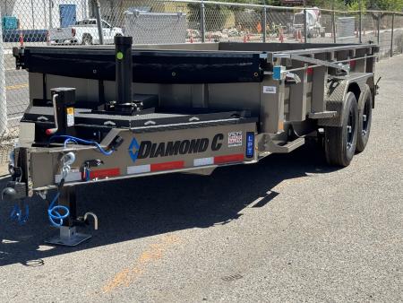 New 2026 Diamond C LPT 14' - 15.5K Telescopic Dump Trailer