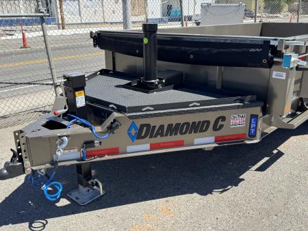 New 2026 Diamond C LPT 14' - 15.5K Telescopic Dump Trailer