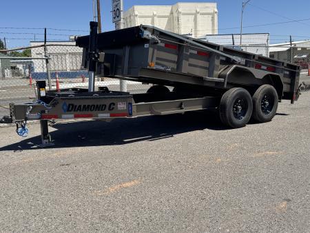 New 2026 Diamond C LPT 14' - 15.5K Telescopic Dump Trailer