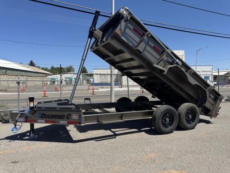 New 2026 Diamond C LPT 14' - 15.5K Telescopic Dump Trailer