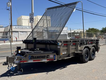 New 2026 Diamond C LPT 14' - 15.5K Telescopic Dump Trailer