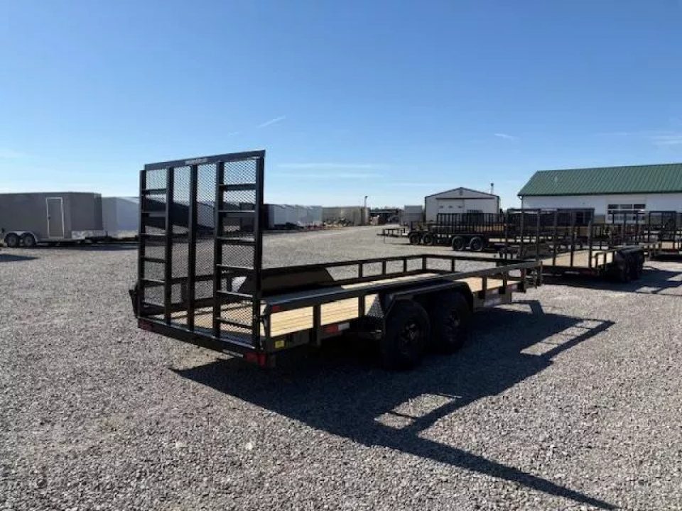 New 2026 Sure-Trac 7x18 10K Tube Top Utility Utility Trailer