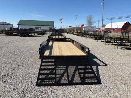 New 2026 Sure-Trac 7x18 10K Tube Top Utility Utility Trailer