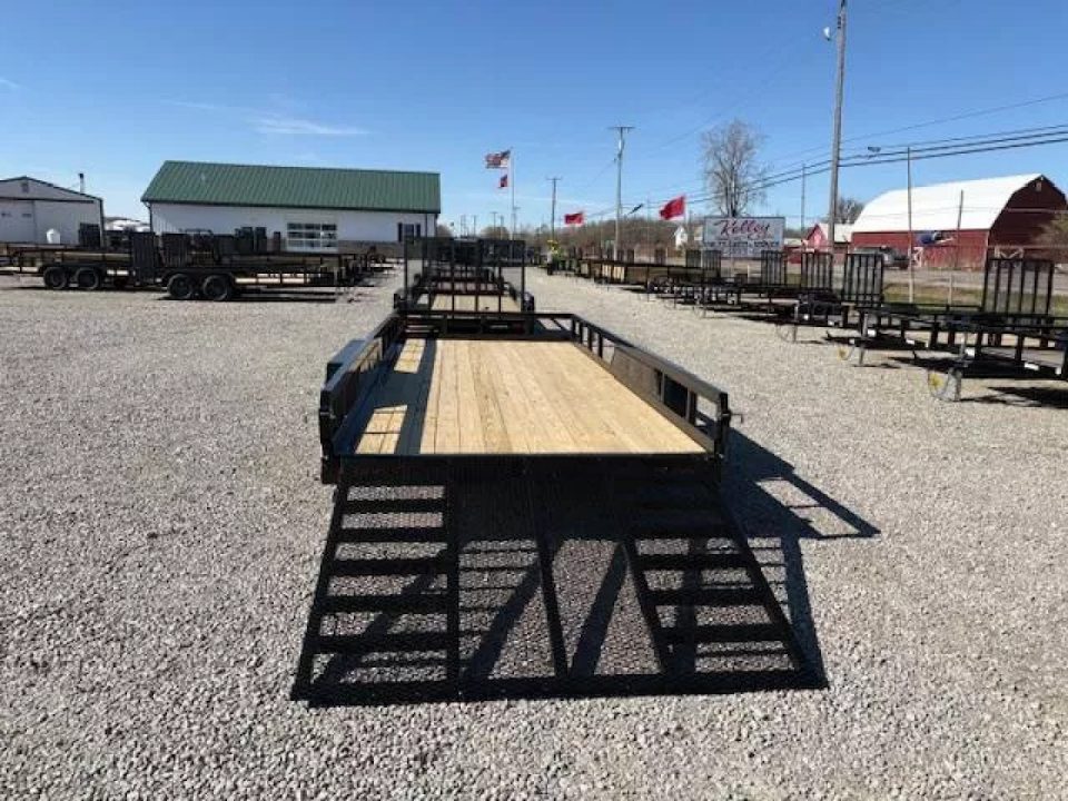 New 2026 Sure-Trac 7x18 10K Tube Top Utility Utility Trailer