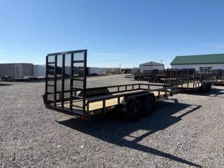 New 2026 Sure-Trac 7x18 10K Tube Top Utility Utility Trailer