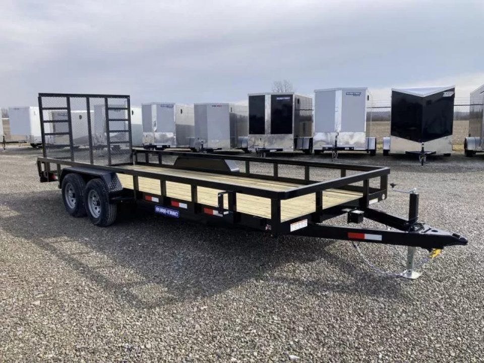 New 2026 Sure-Trac 7 x 20 10K Tube Top Utility Trailer