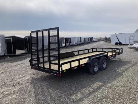 New 2026 Sure-Trac 7 x 20 10K Tube Top Utility Trailer