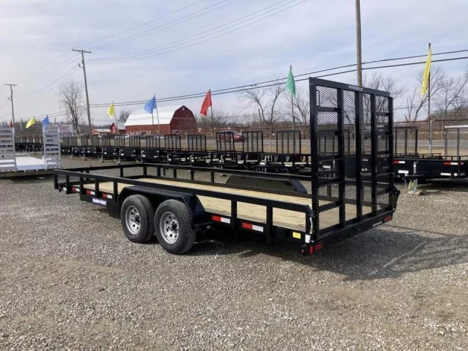 New 2026 Sure-Trac 7 x 20 10K Tube Top Utility Trailer
