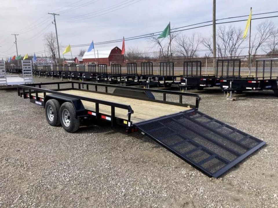 New 2026 Sure-Trac 7 x 20 10K Tube Top Utility Trailer
