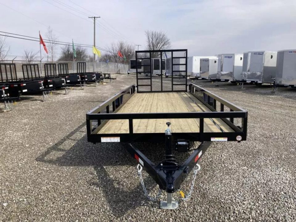 New 2026 Sure-Trac 7 x 20 10K Tube Top Utility Trailer