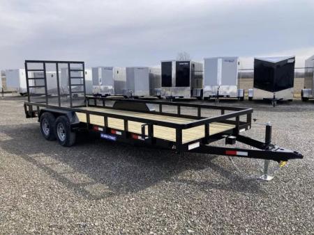 New 2026 Sure-Trac 7 x 20 10K Tube Top Utility Trailer