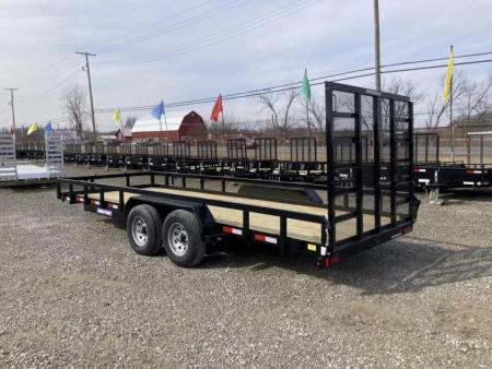 New 2026 Sure-Trac 7 x 20 10K Tube Top Utility Trailer