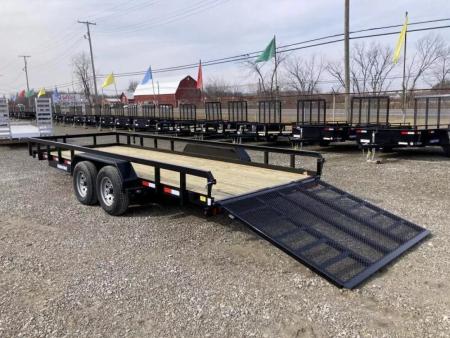 New 2026 Sure-Trac 7 x 20 10K Tube Top Utility Trailer