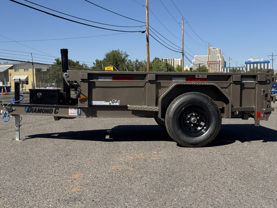 New 2026 Diamond C GST 60"x8' - 6K Telescopic Dump Trailer