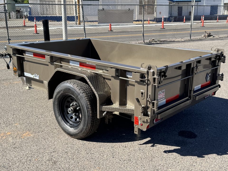 New 2026 Diamond C GST 60"x8' - 6K Telescopic Dump Trailer