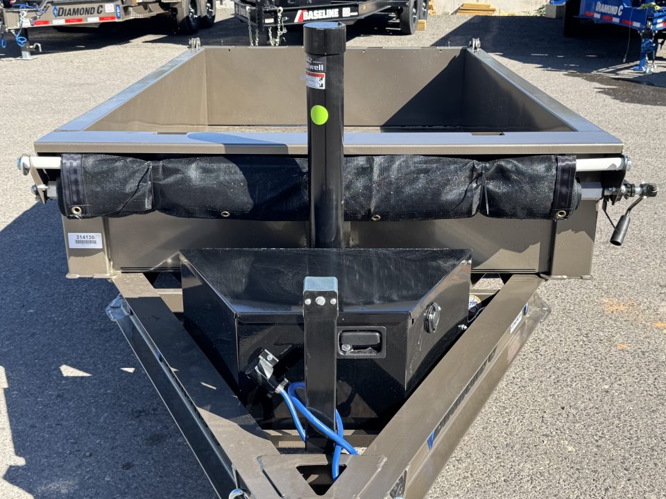 New 2026 Diamond C GST 60"x8' - 6K Telescopic Dump Trailer