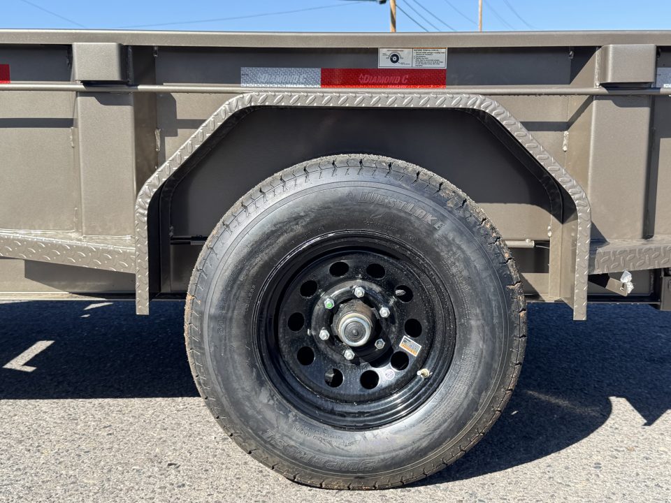 New 2026 Diamond C GST 60"x8' - 6K Telescopic Dump Trailer