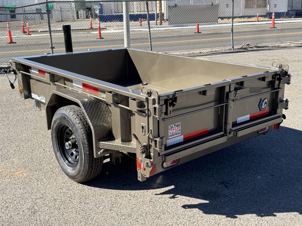 New 2026 Diamond C GST 60"x8' - 6K Telescopic Dump Trailer