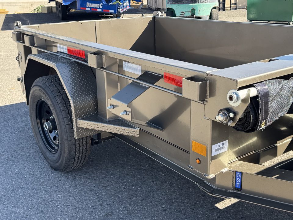 New 2026 Diamond C GST 60"x8' - 6K Telescopic Dump Trailer