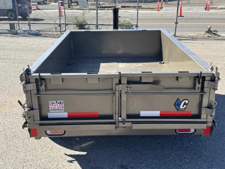 New 2026 Diamond C GST 60"x8' - 6K Telescopic Dump Trailer