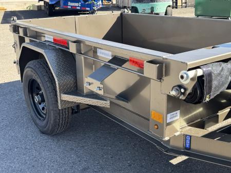 New 2026 Diamond C GST 60"x8' - 6K Telescopic Dump Trailer