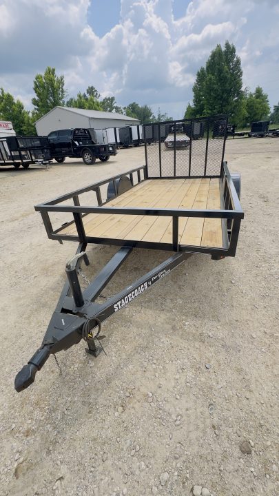New 2026 Davidson 6X12 SQ TOP SINGLE AXLE Utility Trailer