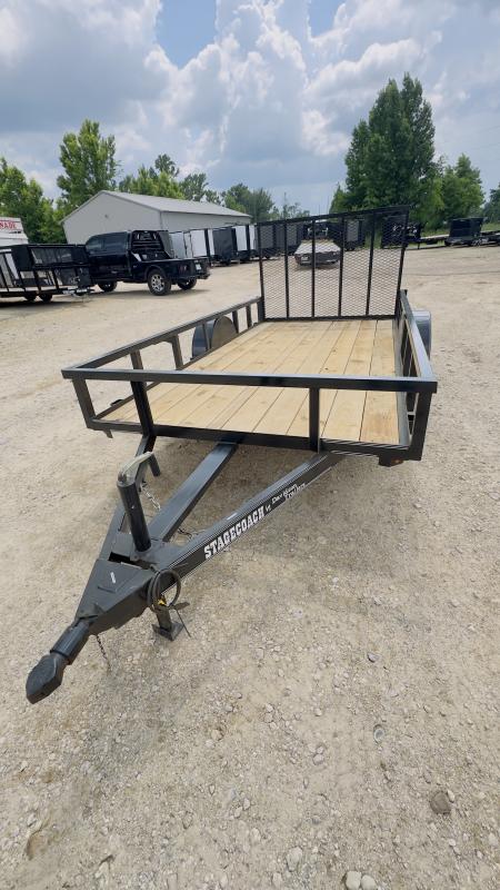 New 2026 Davidson 6X12 SQ TOP SINGLE AXLE Utility Trailer