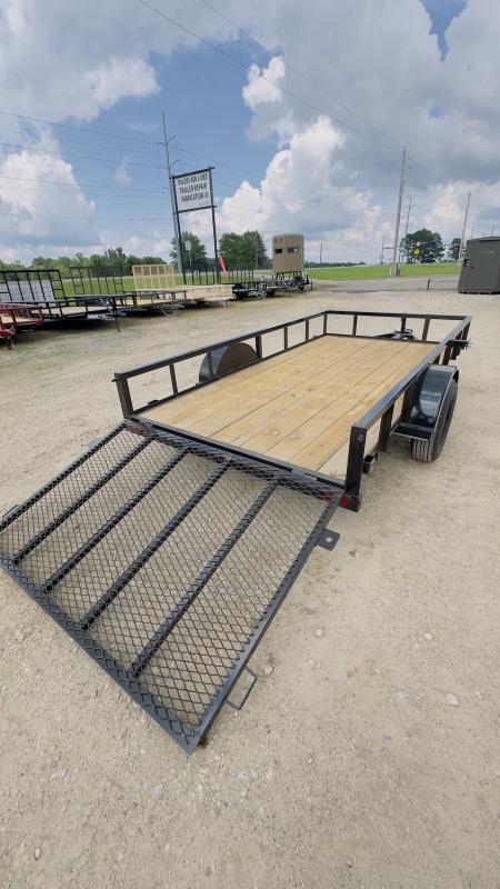 New 2026 Davidson 6X12 SQ TOP SINGLE AXLE Utility Trailer