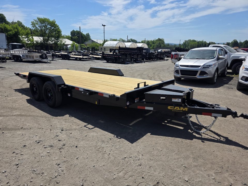 New 2026 Cam Superline 7X18 10K POWER TILT Car Hauler