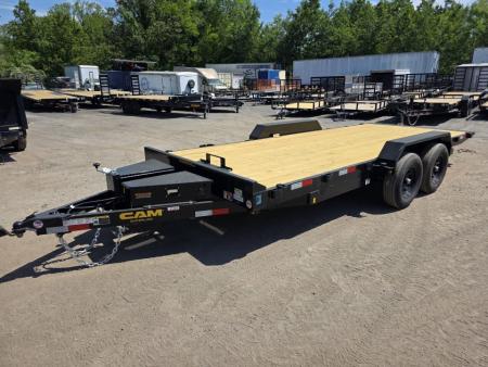 New 2026 Cam Superline 7X18 10K POWER TILT Car Hauler