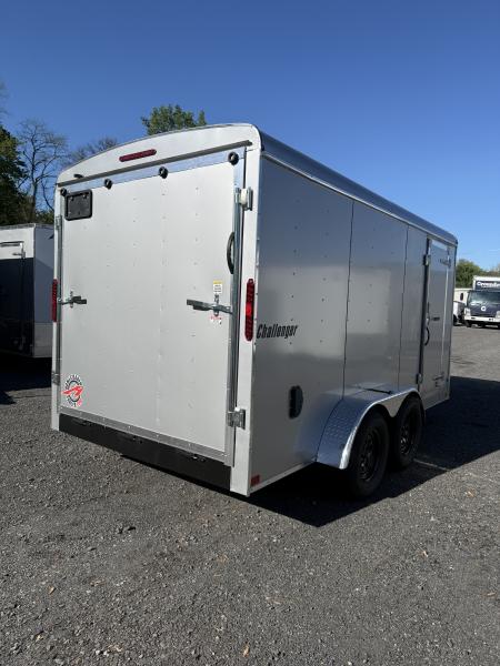 New 2026 Homesteader 7x14 Cargo Trailer - RAMP Door - SILVER