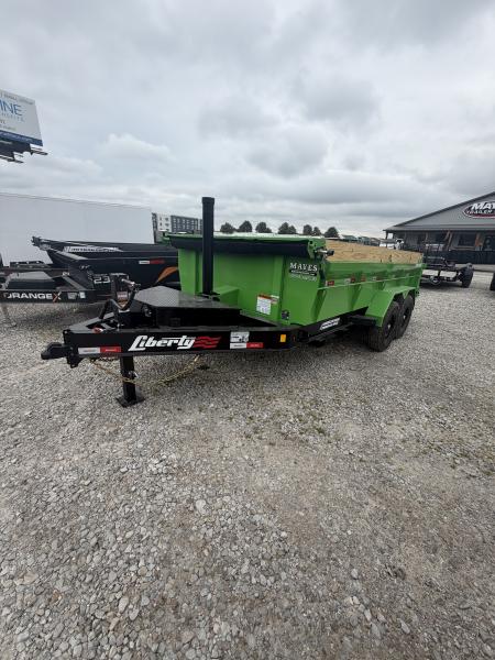 New 2026 LIBERTY LD14K83X14B8TS Dump Trailer 83X14 TA 24  SIDES TELESCOPIC (GVW:15400) SIERRA VERDE/BLACK 2-TONED