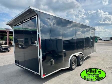 New 2026 8.5X20 ENCLOSED CAR HAULER Cargo / Enclosed Trailer REAR WING & .080 EXTERIOR!