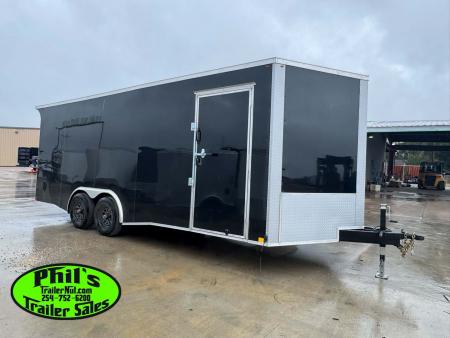 New 2026 8.5X20 ENCLOSED CAR HAULER Cargo / Enclosed Trailer REAR WING & .080 EXTERIOR!