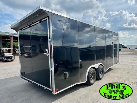 New 2026 8.5X20 ENCLOSED CAR HAULER Cargo / Enclosed Trailer REAR WING & .080 EXTERIOR!