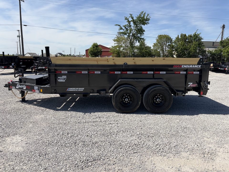 New 2026 Liberty LD14K83X14B8TSFT (83" X 14') 15.4K Telescopic Dump Trailer