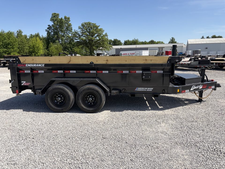 New 2026 Liberty LD14K83X14B8TSFT (83" X 14') 15.4K Telescopic Dump Trailer