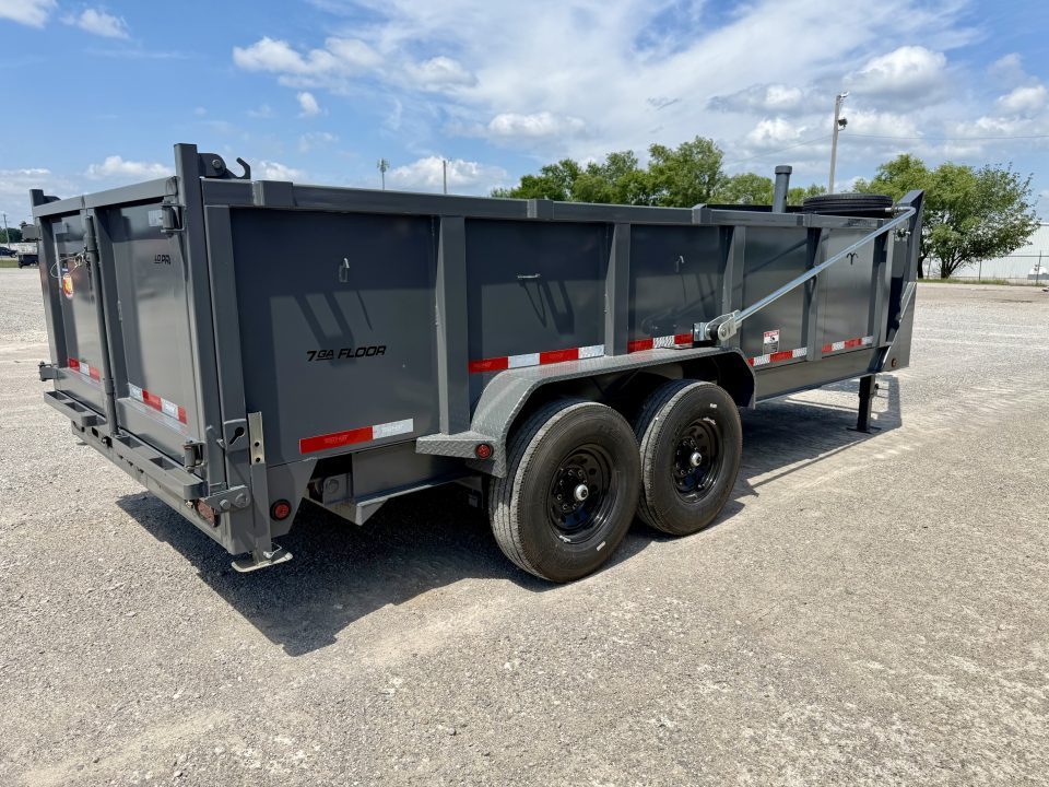 New 2026 Top Hat Trailers DX14GN-16x83 Telescopic Lift Dump Trailer