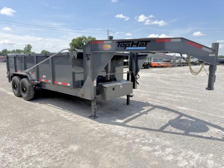 New 2026 Top Hat Trailers DX14GN-16x83 Telescopic Lift Dump Trailer