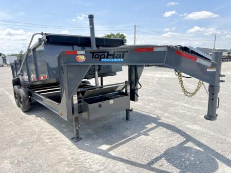 New 2026 Top Hat Trailers DX14GN-16x83 Telescopic Lift Dump Trailer