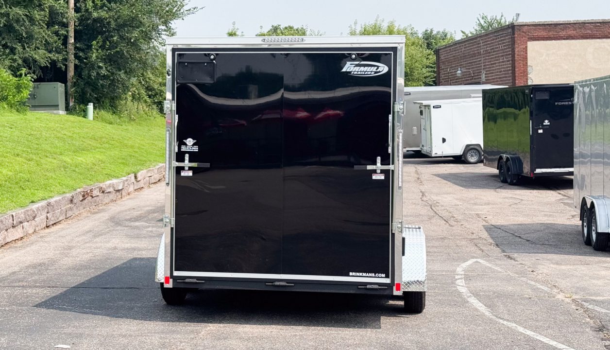 New Formula 7x14 Traverse Enclosed Trailer - Rear Ramp!